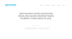 Desktop Screenshot of jakekahana.com