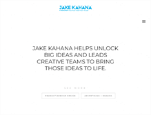 Tablet Screenshot of jakekahana.com